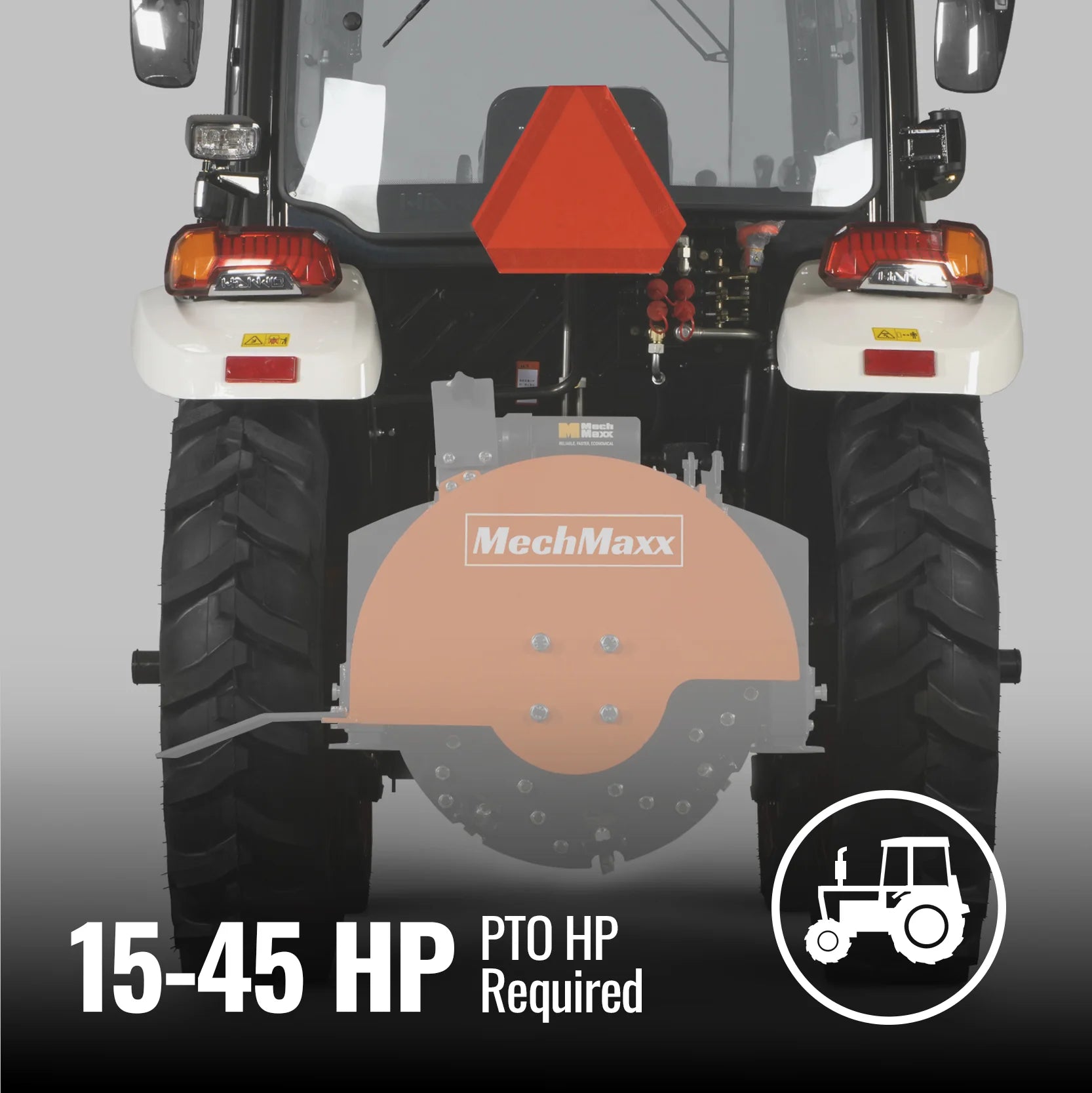 Built for 15–45HP Tractors